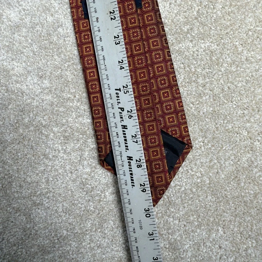 Vintage Brooks Brothers‎ Silk Necktie Neat Geometric Heritage Business 60
